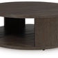 Neo - Rich Brown - Round Cocktail Table