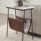 Etanbury - Brown / Black/white - Accent Table