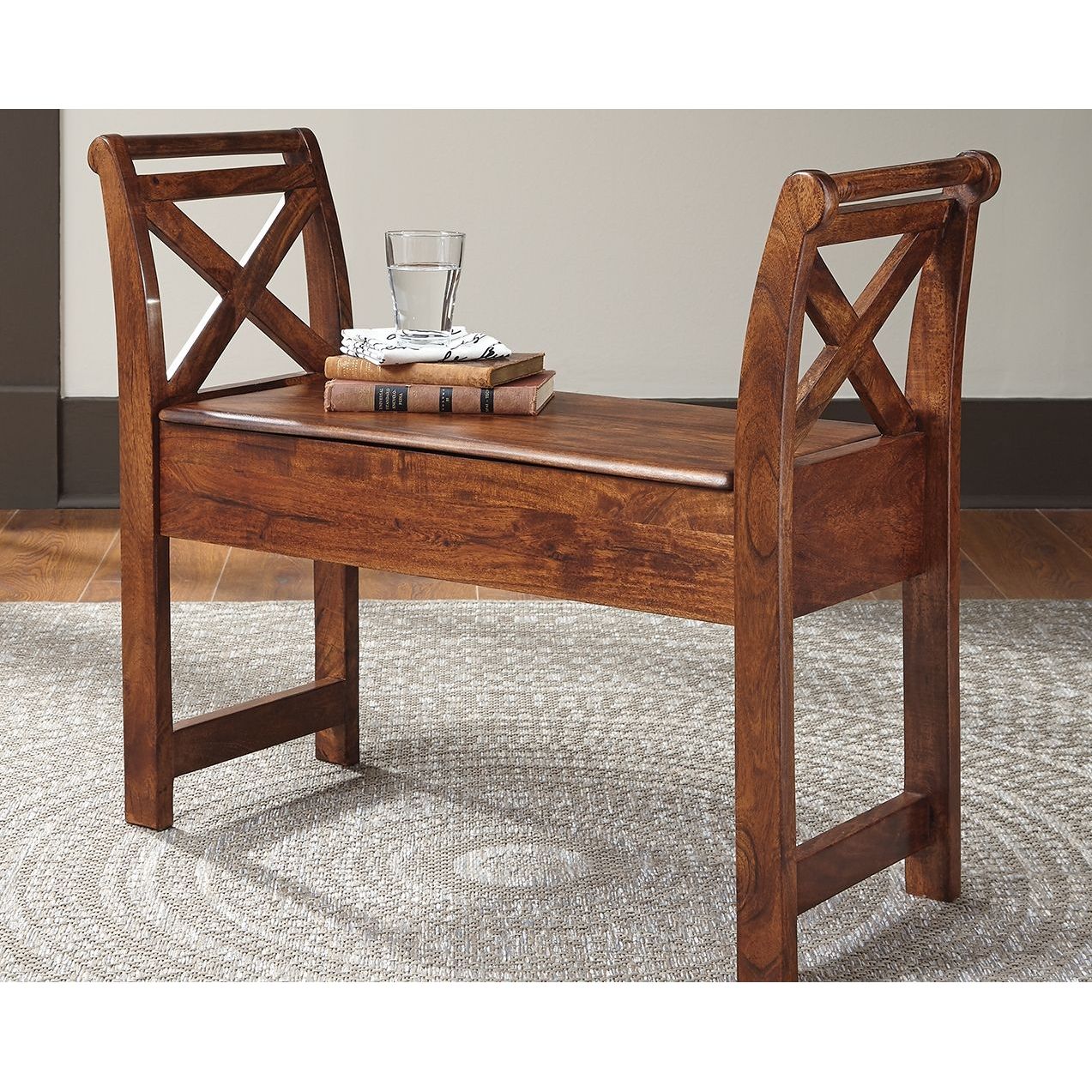 Abbonto - Warm Brown - Accent Bench