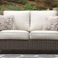 Paradise Trail - Loveseat w/Cushion - Medium Brown