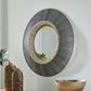 Dallmen - Accent Mirror - Black / Gold Finish