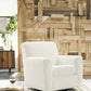Herstow - Swivel Glider Accent Chair - Ivory
