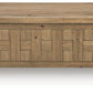 Ridgester - Lift Top Cocktail Table - Light Brown