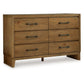 Sherbana - Light Brown - Dresser