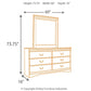 Huey Vineyard - Dresser, Mirror - Black