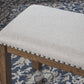 Moriville - Beige - Upholstered Bench