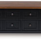 Wildenauer - Brown / Black - Lift Top Cocktail Table