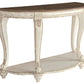 Realyn - White / Brown - Sofa Table