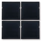 Dallbourne - White / Gold Finish - Wall Art Set (Set of 4)