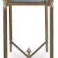 Cloverty - Aged Gold Finish - Sofa Table