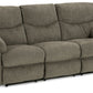 Alphons - Putty - Reclining Sofa - Fabric
