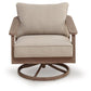 Harmony Headlands - Swivel Lounge With Cushion - Natural / Gray