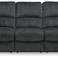 Draycoll - Reclining Power Sofa - Fabric - Slate