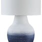 Dashland - White / Navy - Metal Table Lamp