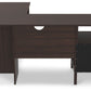 Camiburg - Warm Brown - 2-Piece Home Office Desk