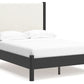 Cadmori - Upholstered Panel Bed