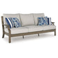 Rainier Ranch - Brown / Beige - Sofa With Cushion