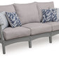 Cove Beach - Sofa With Cushion - Gray
