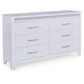 Jarlee - White - Dresser