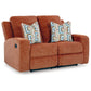 Danum - Spice - Reclining Loveseat - Fabric