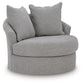 UrbanCrest - Swivel Accent Chair - Pewter