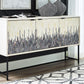 Freyton - White / Gray - Accent Cabinet