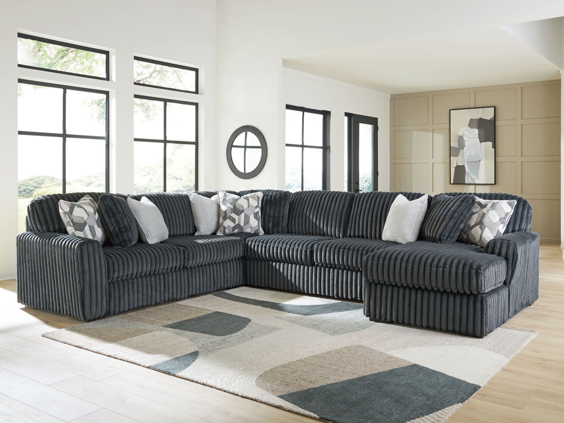 Midnight-Madness - Sectional - Fraser Furniture & Mattresses