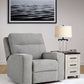 Biscoe - Power Recliner /Adj Headrest - Pewter