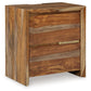 Dressonni - Brown - Two Drawer Night Stand