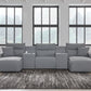 Modmax II - Reclining Sectional - Salt And Pepper