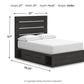Hollivern - Panel Bed With Storage