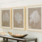 Hendridge - Taupe / White - Wall Art Set (Set of 3)