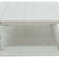 Arlendyne - Antique White - Rectangular Cocktail Table