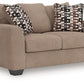 Triston-Peaks - Suede - Loveseat