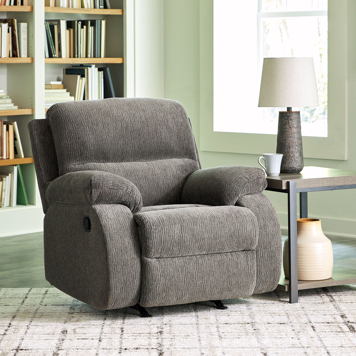 Scranto - Rocker Recliner - Brindle - Fraser Furniture & Mattresses