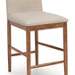 Isanti - Upholstered Barstool (Set of 2) - Light Brown