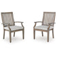 Rainier Ranch - Brown / Beige - Arm Chair With Cushion (Set of 2)