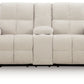 Orlen - Double Reclining Loveseat With Console - Winter