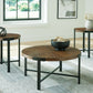Crosstrail - Brown - Occasional Table Set (Set of 3)
