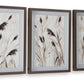 Honslow - Brown / Black / White - Wall Art Set (Set of 3)