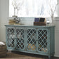 Mirimyn - Antique Teal - Accent Cabinet - Vintage Finish