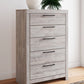 Broachmyn - Five Drawer Chest - Fraser Furniture & Mattresses