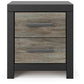 Broachmyn - Two Drawer Night Stand - Fraser Furniture & Mattresses