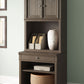 Janismore - Weathered Gray - Bookcase