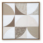 Harelman - Tan / Taupe / White - Wall Art