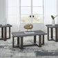 Dynnford - Occasional Table Set (Set of 3) - Gray / Brown