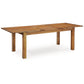 Dressonni - Brown - Rectangular Dining Room Butterfly Extension Table