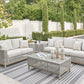 Seton Creek - 4 Pc. - Lounge Set - Gray