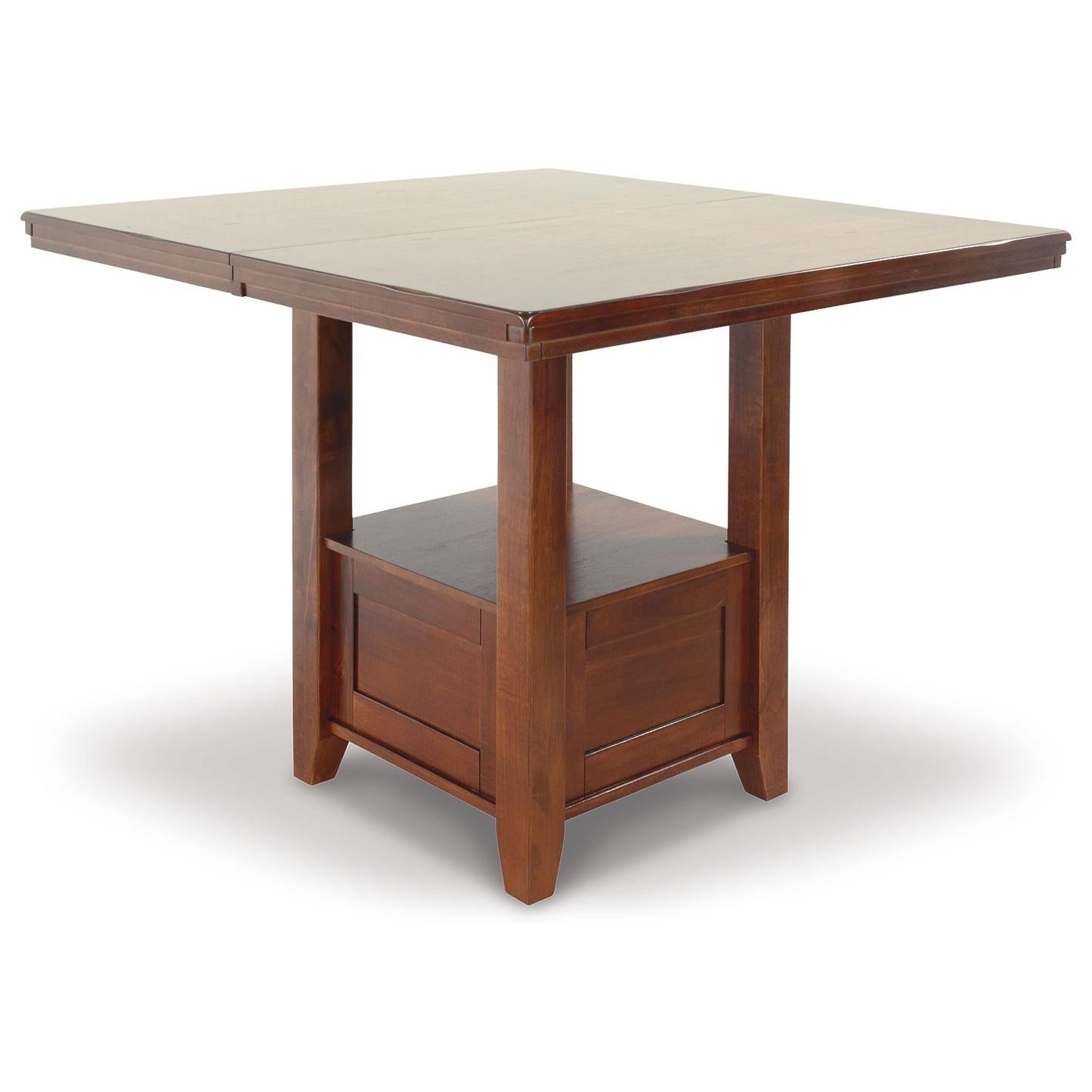 Ralene - Medium Brown - Rectangular Dining Room Counter Extension Table
