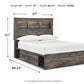 Drystan - Panel Bookcase Bed
